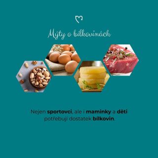 ‼️ MÝTUS: Bílkoviny jsou jen pro kulturisty. ‼️ Pravda? Každý z nás je potřebuje –⁠ pro svaly, imunitu i energii během...